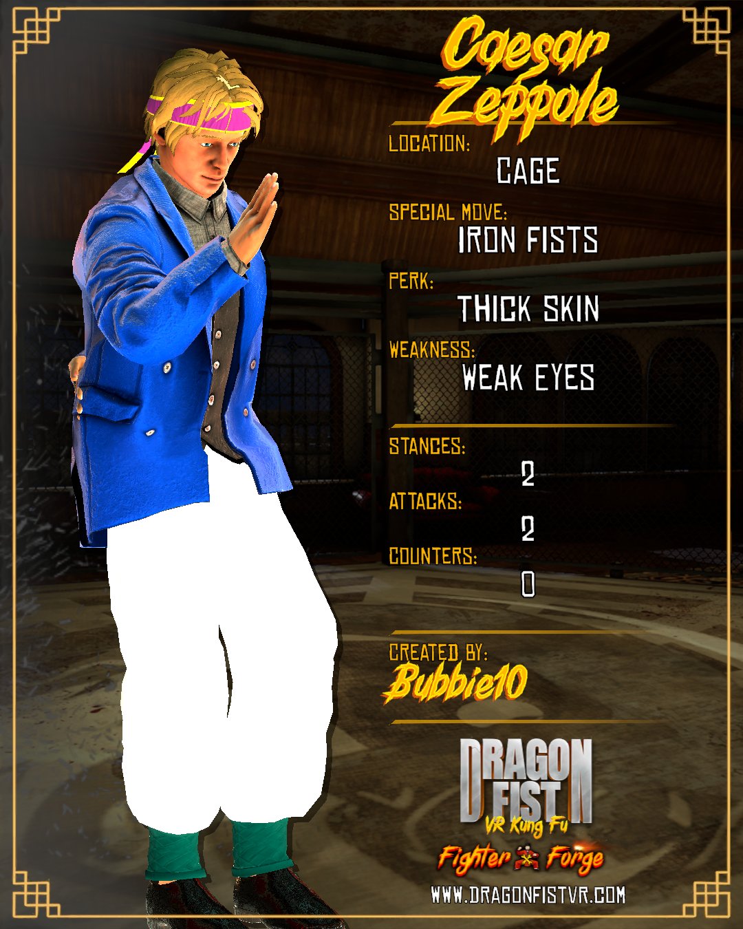 Caesar Zeppole - Created By: Bubbie10